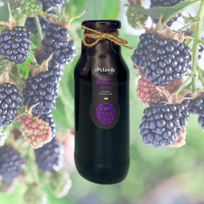 Натуральний сироп з Лісової Ожини, 300 г Forest Blackberry Syrup фото
