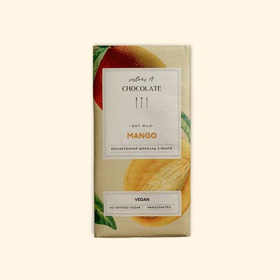 Білий шоколад з манго 70 г Mango фото