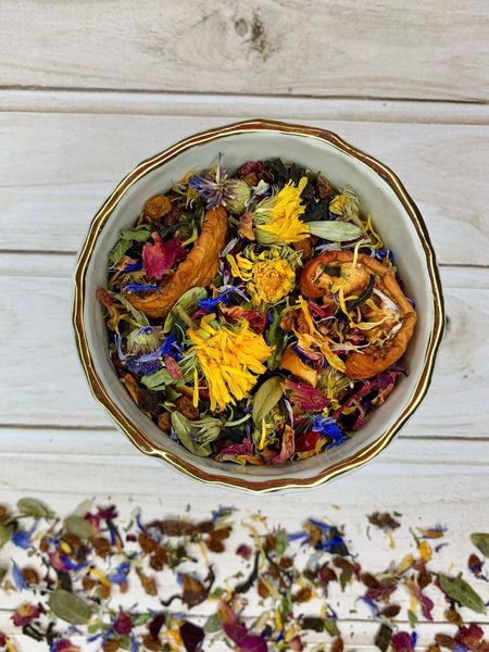 Чай «Ранковий» (дизайн платівка) - натуральний, карпатський трав’яний, 20 пакетиків Energy Tea фото