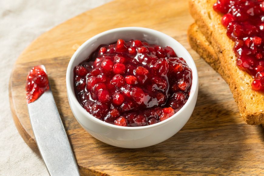 Натуральне варення з Брусниці, 350 г Lingonberry Jam фото