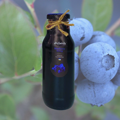 Натуральний сироп з Лохини, 300 г Blueberry Syrup фото